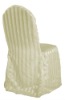 damask strip banquet chair cover for wedding