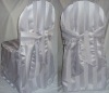 damask strip chair cover white wedding chair cover