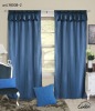 dark blue polyester yarn plain style hotel curtain