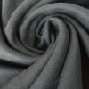 dark grey boiled wool fabric