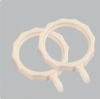 decor plastic shower curtain rings,white/Ivory