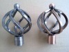 decor wrought iron curtain rod finial for hotel use
