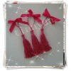 decoration pink polyester handware curtain tassel