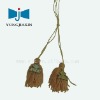 decoration tassel with metal ornament