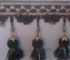 decorative bead tassel for curtain