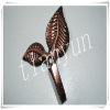 decorative metallic curtain hook type in leaves