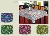 decorative pvc table cloth festive design