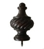 decorative resin poly curtain finials