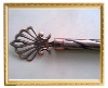 decorative wrought iron curtain rod&tube/pole for curtain design