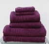 deep purple bath towel sets