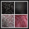 different color-knitted burnout jersey fabric