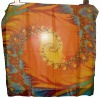 digitali printed silk satin handkerchief