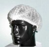 disposable non-woven bouffant cap with single elastic