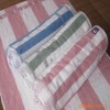 dobby color stripe hand towel