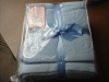 dobby cotton bath towel gift set