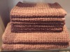 dobby cotton face towel with honey comb