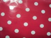 dot design pvc table cloth