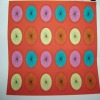 dot pattern fleece fabric