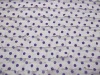 dot printed knitted ruffle fabric