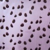 dotted printed pvc bag leather in two tones