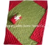 double face PV fleece and embrossed micro fleece blanket