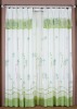 double layer panel of polyester embroidered organza curtain