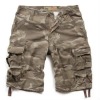 double pockets men casual short trousers