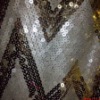 double sequin embroidery fabric