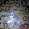 double sequins embroidery fabric