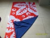 double side Velvet Reactive Printed Beach Towel