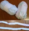 double side feather yarn for hand knitting, fancy ball yarns, made by crochet machine