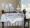 dragonfly embroidery cotton baby bedding set