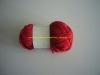 dyed acrylic big mesh yarn for knitting scarves