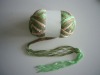 dyed fancy mesh yarn for knitting in ball style