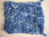 dyed lurex feather hand knitting yarn pattern