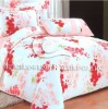 dyed or printed satin bedding fabric
