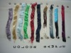dyed polyester feather yarn color sample