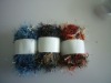 dyed polyester pigtail pine twisted crochet yarn