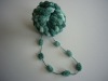 dyed polyester pompom knitting fancy ball yarn