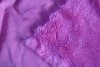 dying color pv plush fabric