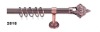 electroplating curtain rod No.2818