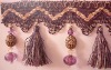 elegant curtain tassel lace