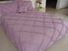 elegant design of purple cotton comforter
