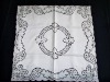 elegant embroidery tablecloth