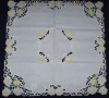 elegant embroidery tablecloth NA08086