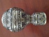 elegant metal curtain rod finial