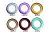 elegant plastic PVC window curtain rod rings