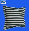 elegant striped throw pillow