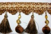 elegant tassel with beautiful bead for curtain