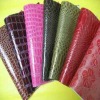 embossed PVC leather